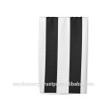 Cotton white and black dish towels